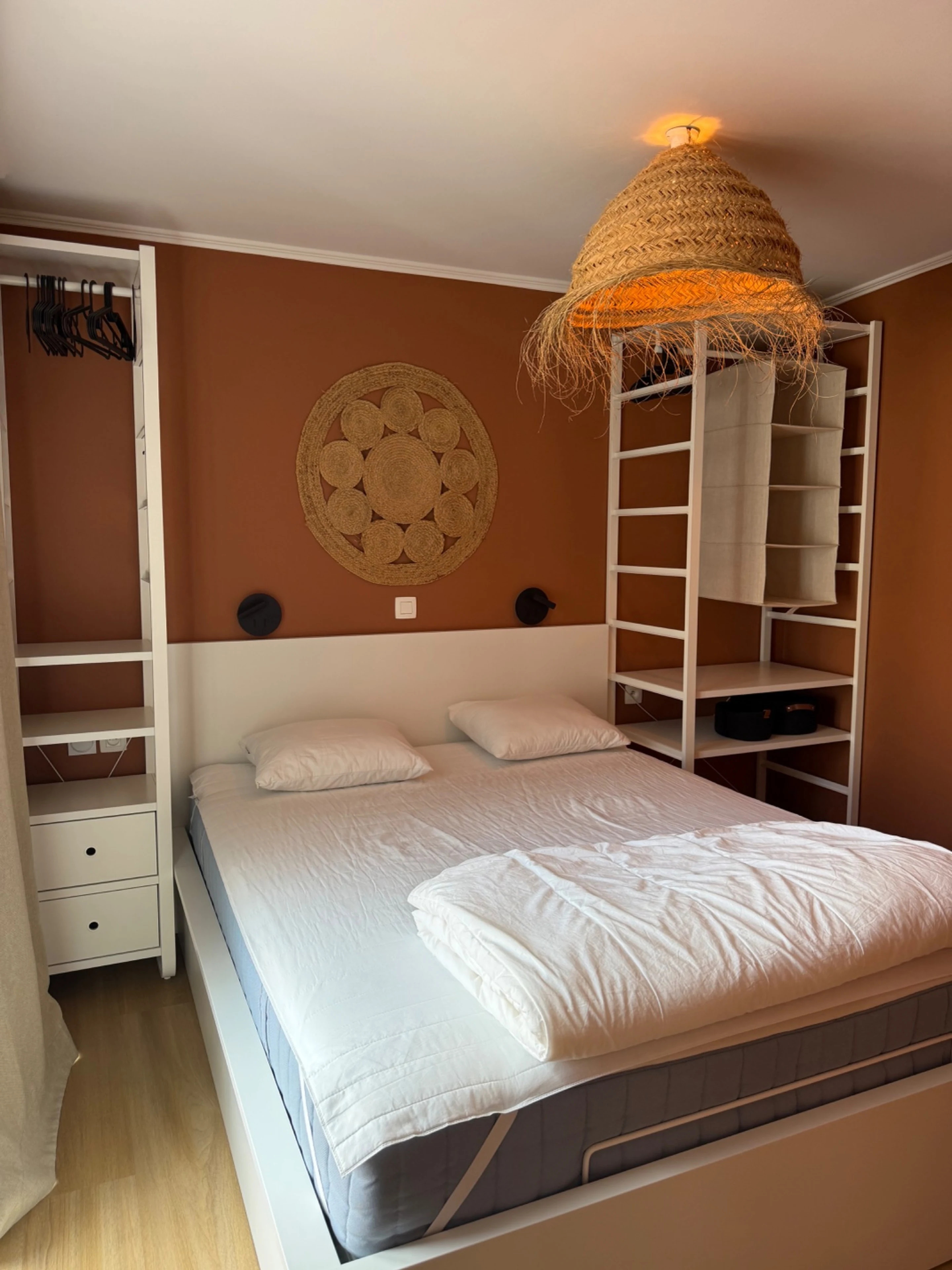 Chambre principale terracotta